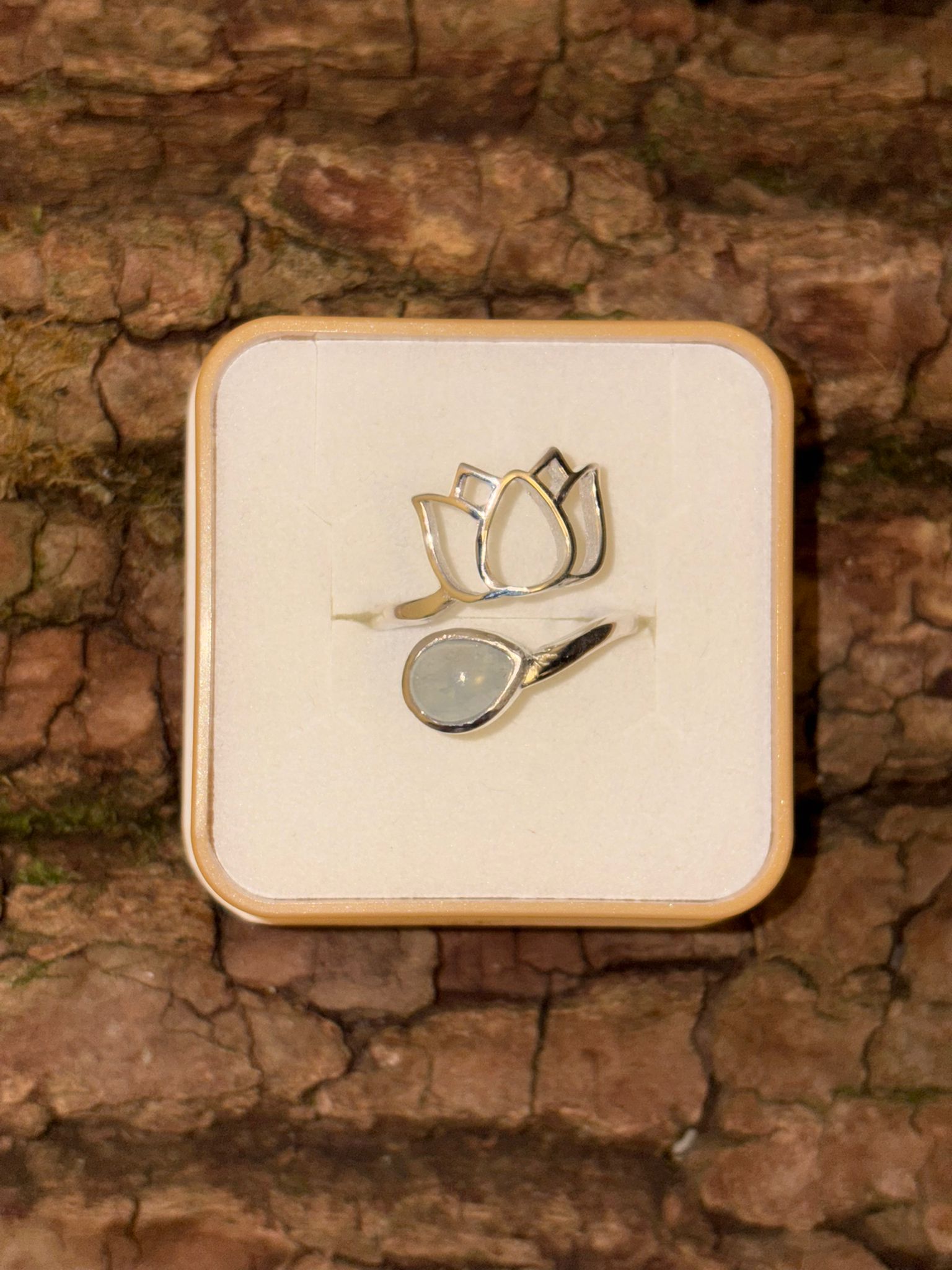 Bague argent 925 aigue-marine Namibie