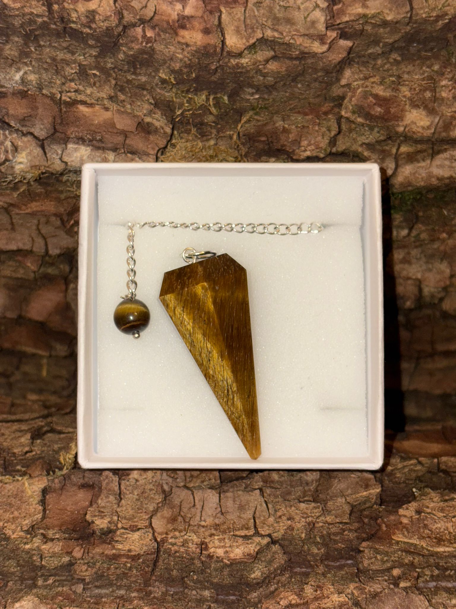 Pendule œil de tigre