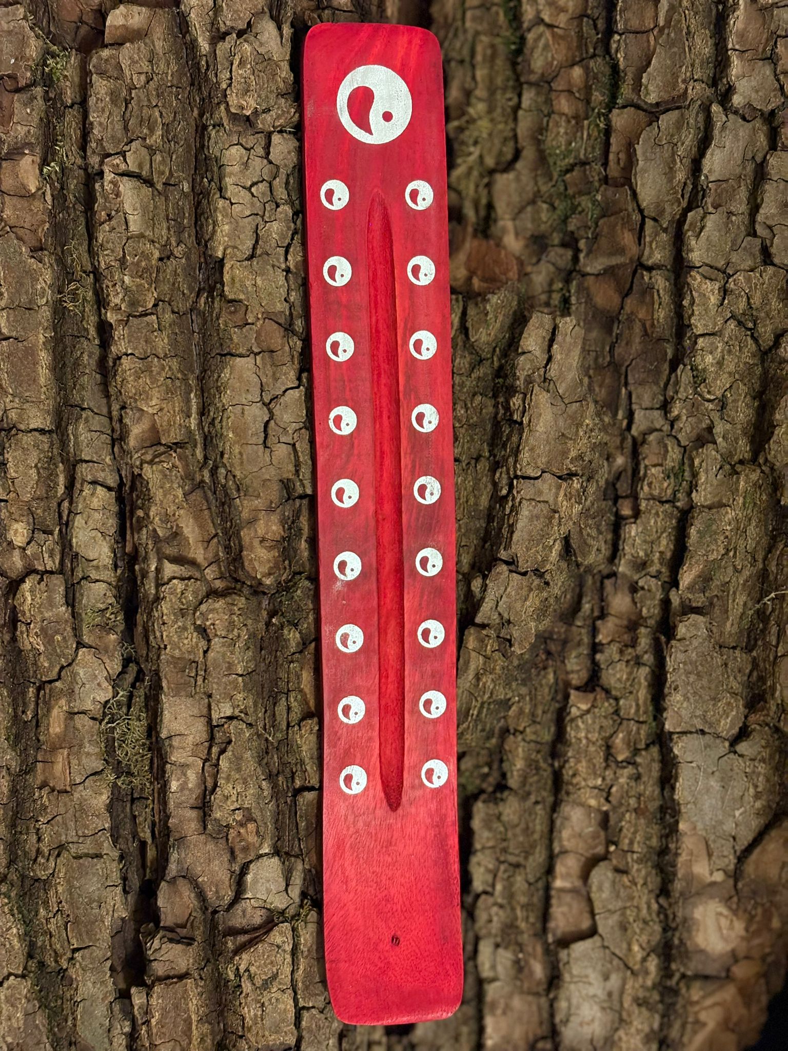 Porte-encens Yin & Yang Rouge