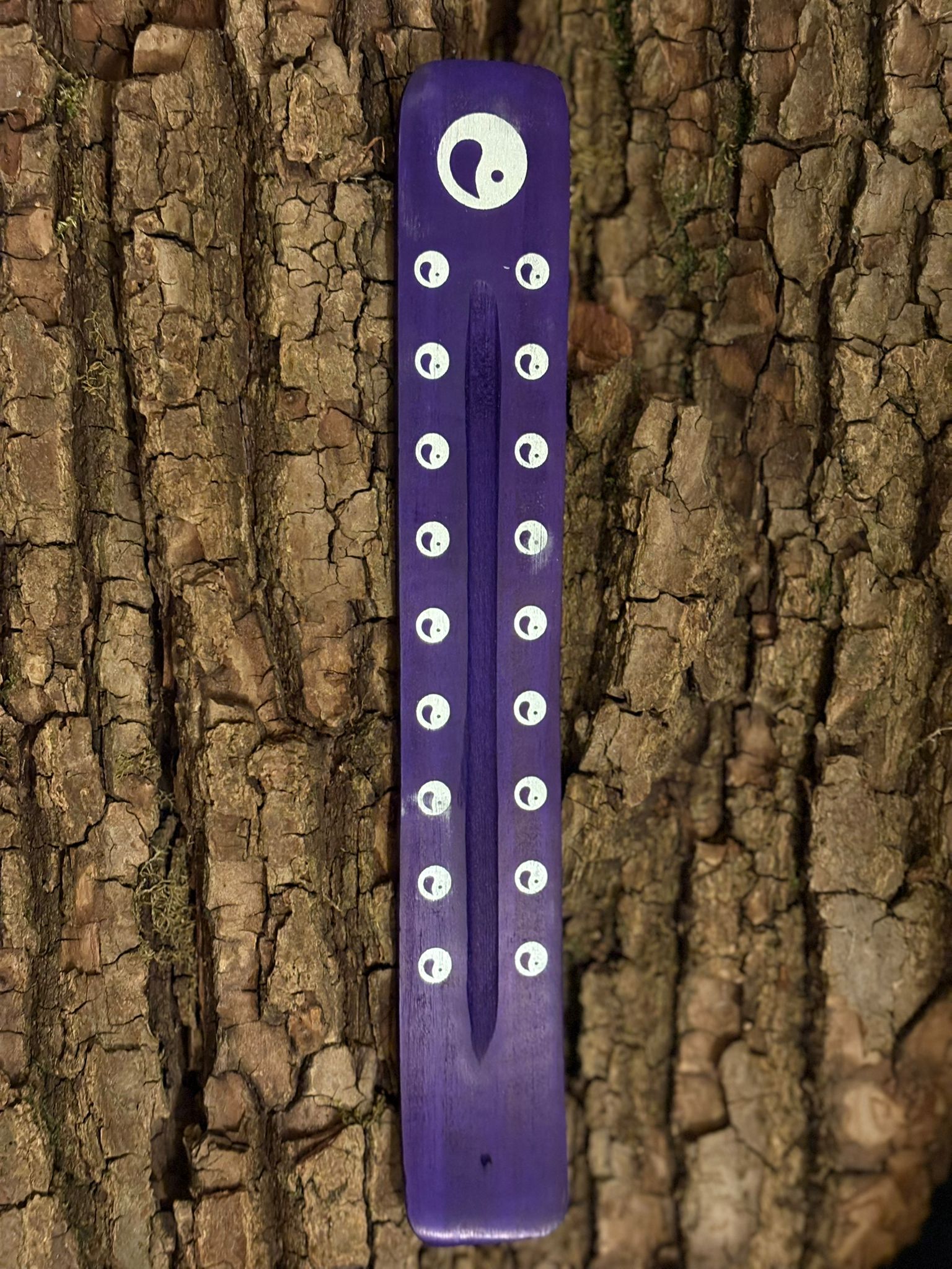 Porte-encens Yin & Yang Bleu