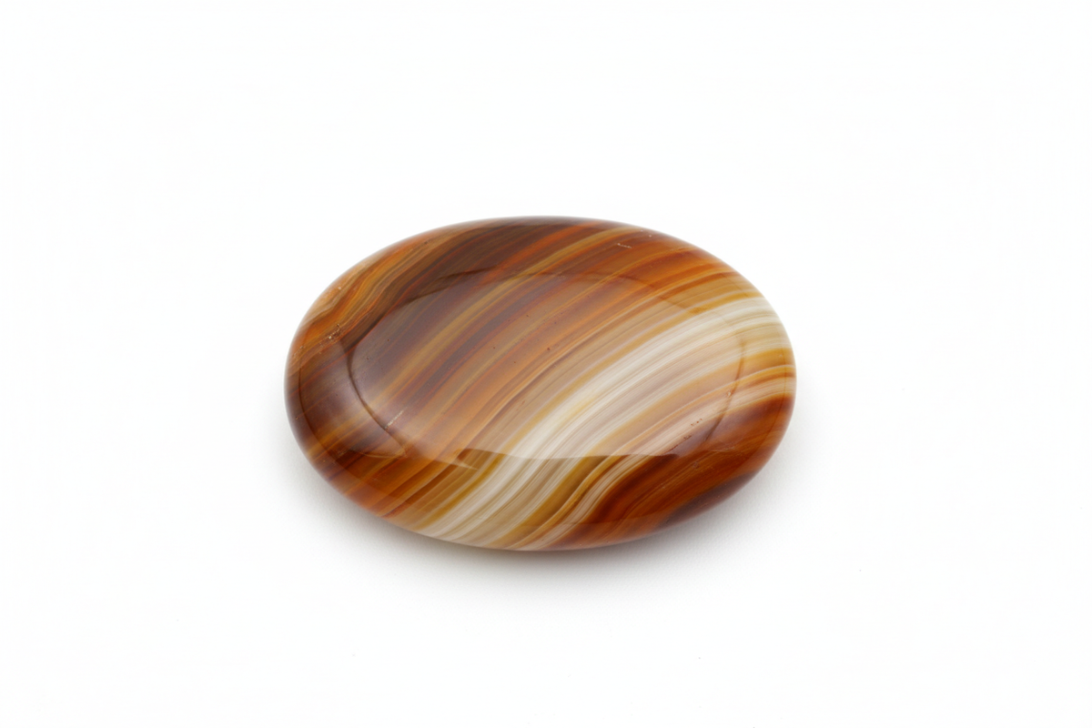 agate indienne fond blanc
