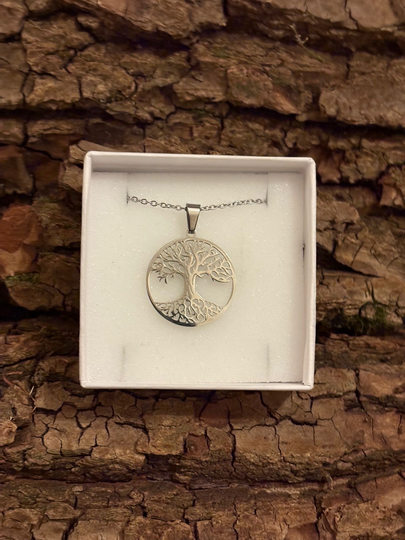 Collier Inox Arbre de Vie