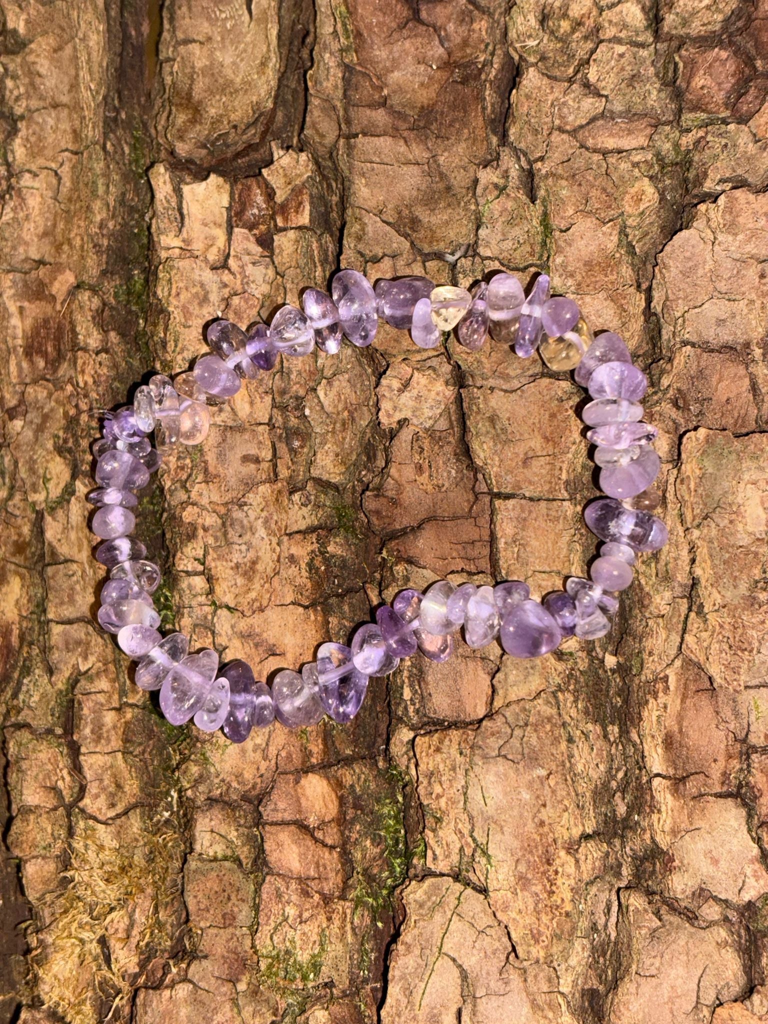 Bracelet baroque améthyste