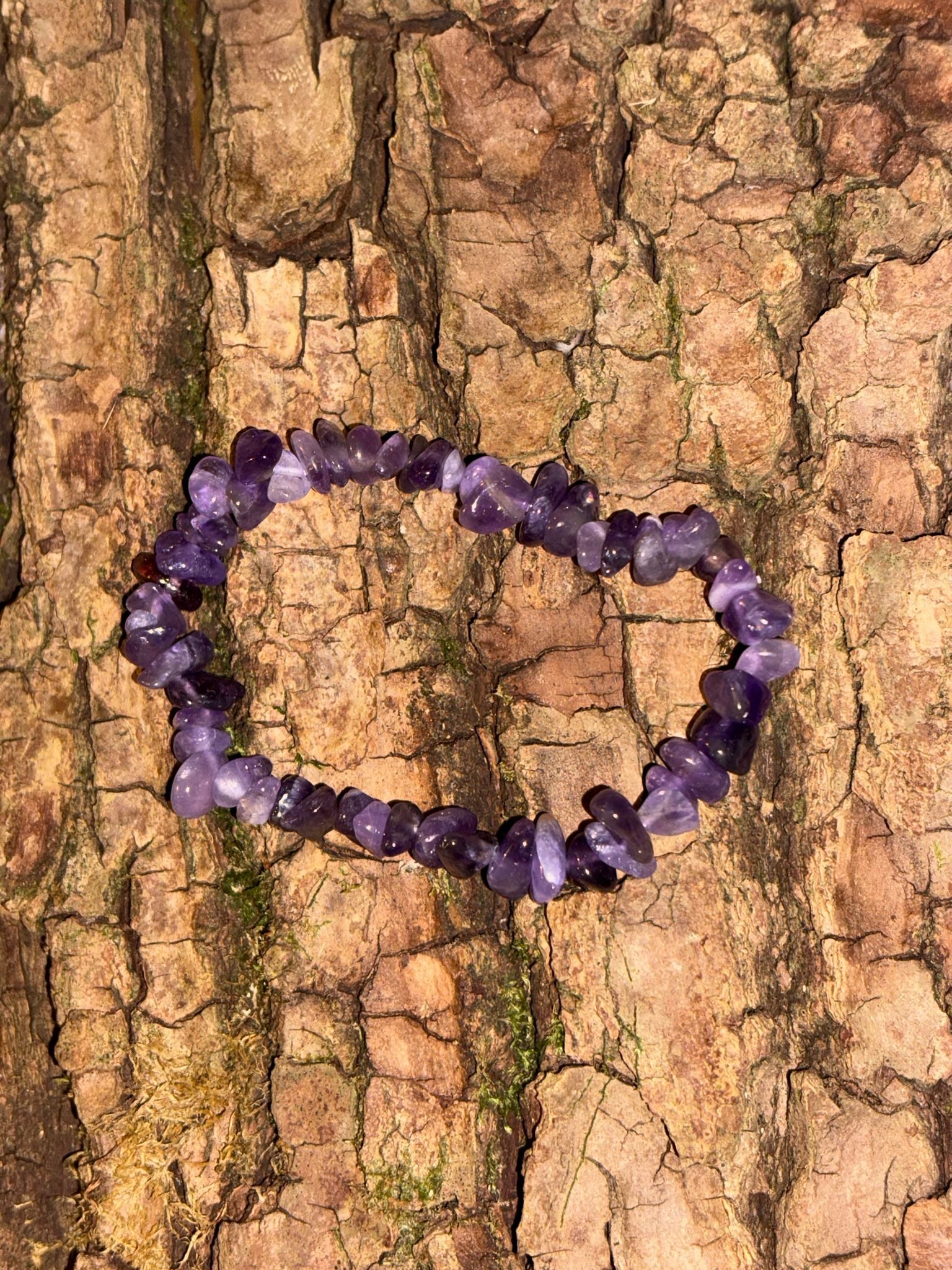 Bracelet baroque améthyste lavande