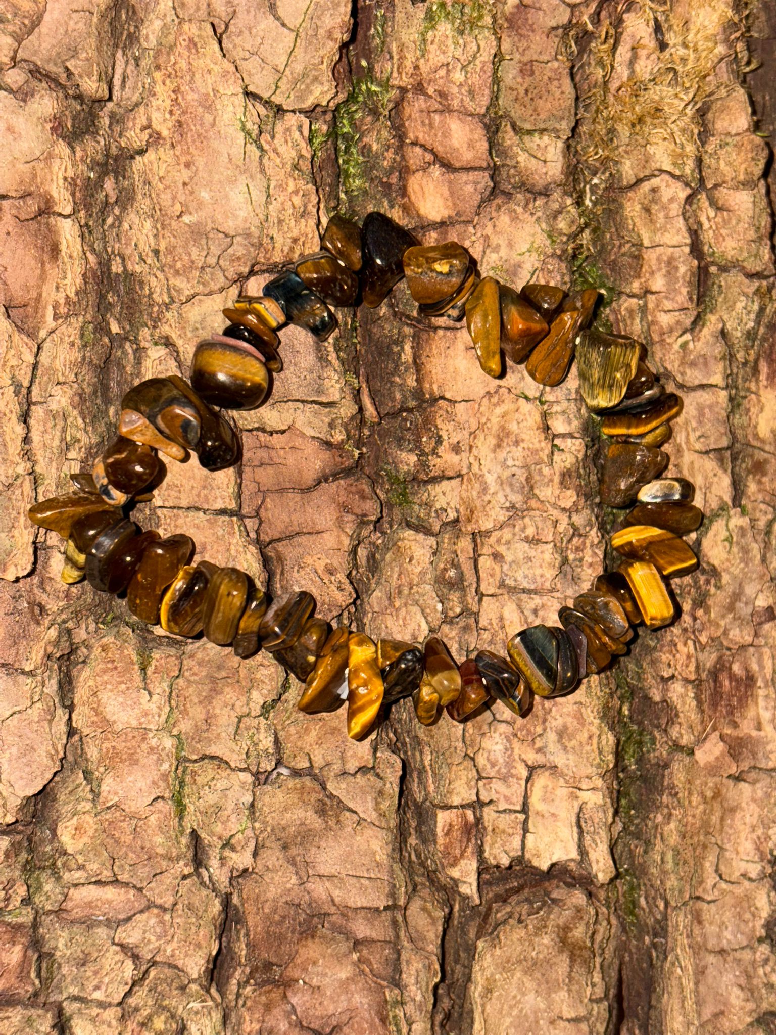 Bracelet baroque œil de tigre