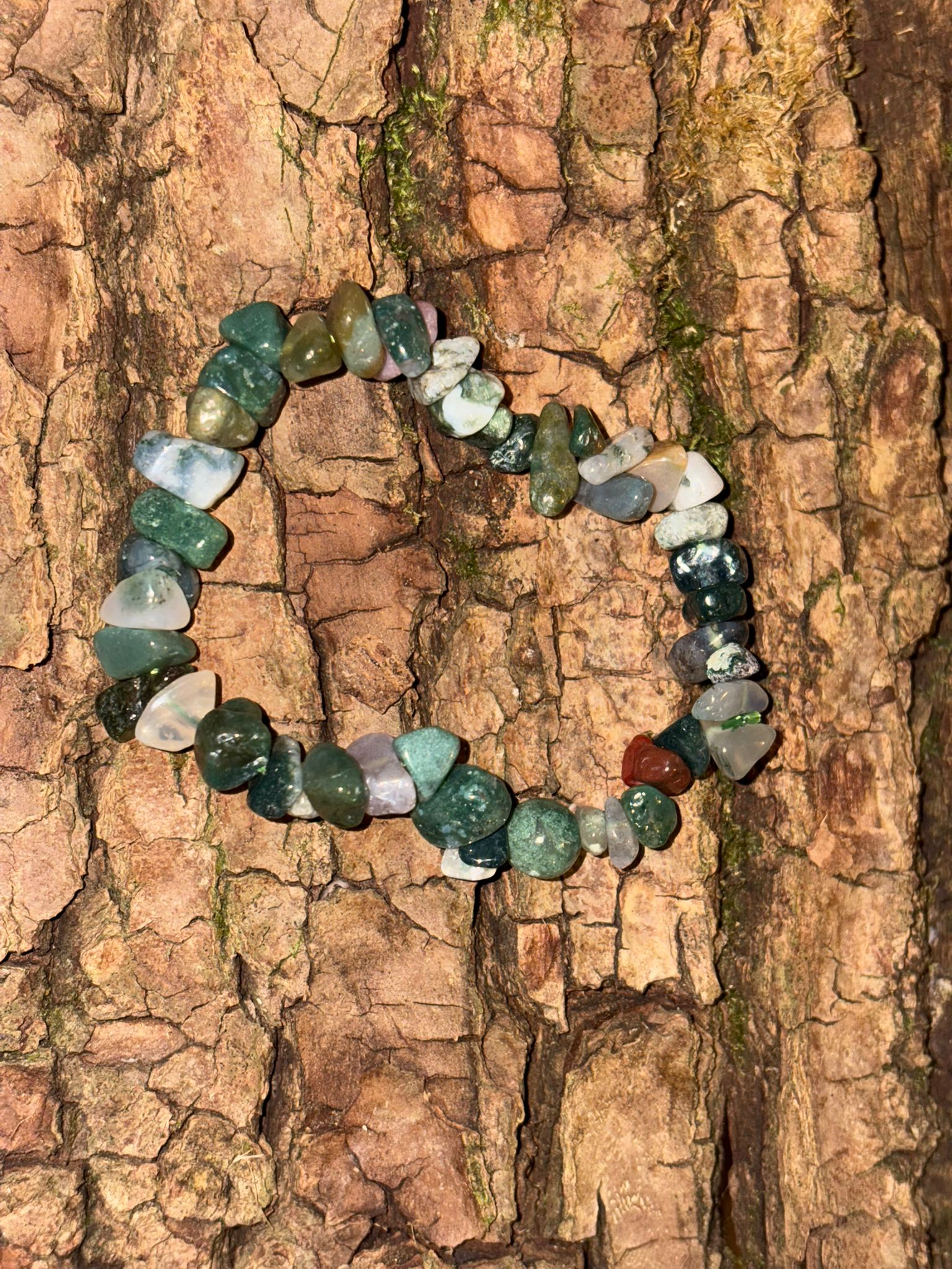 Bracelet baroque amazonite multicolor