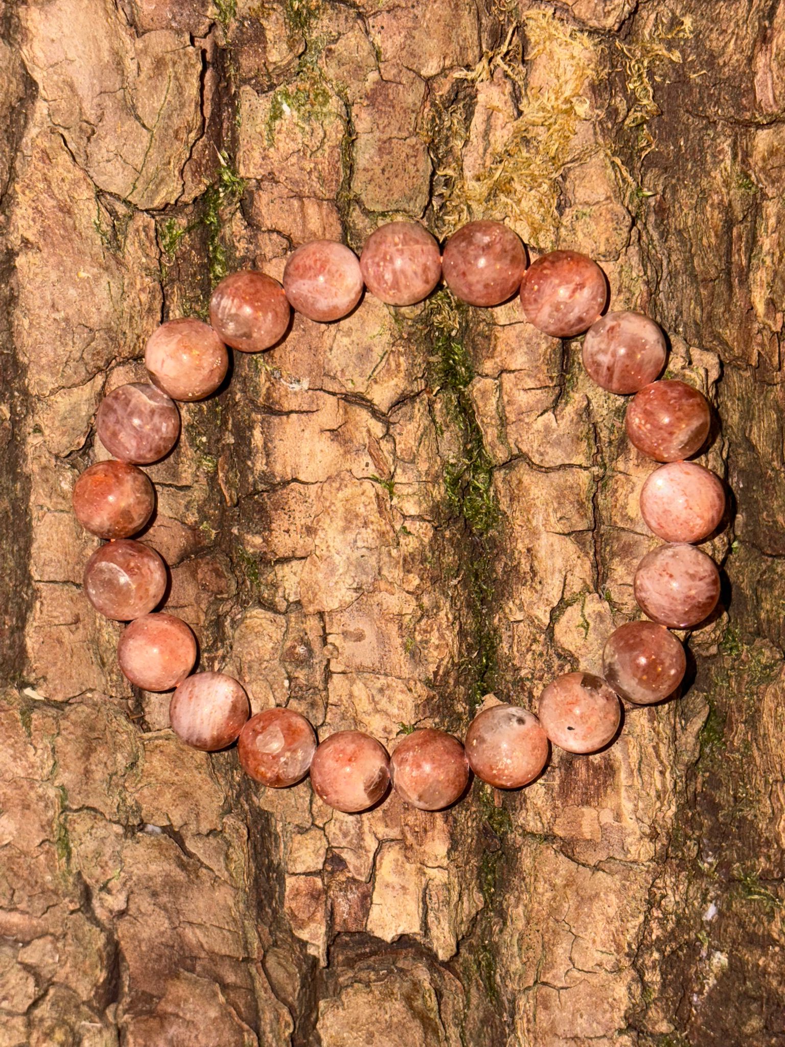 Bracelet boule pierre de soleil