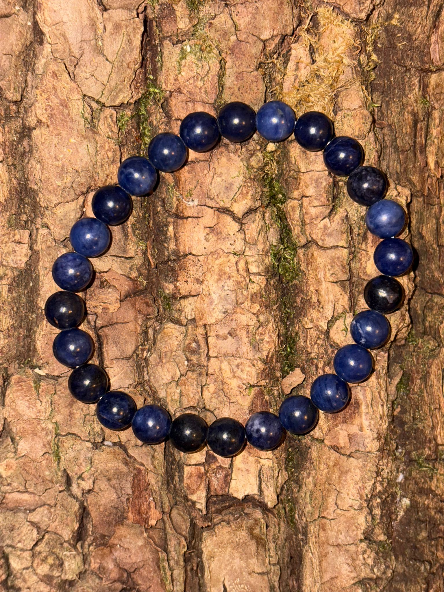 Bracelet boule sodalite