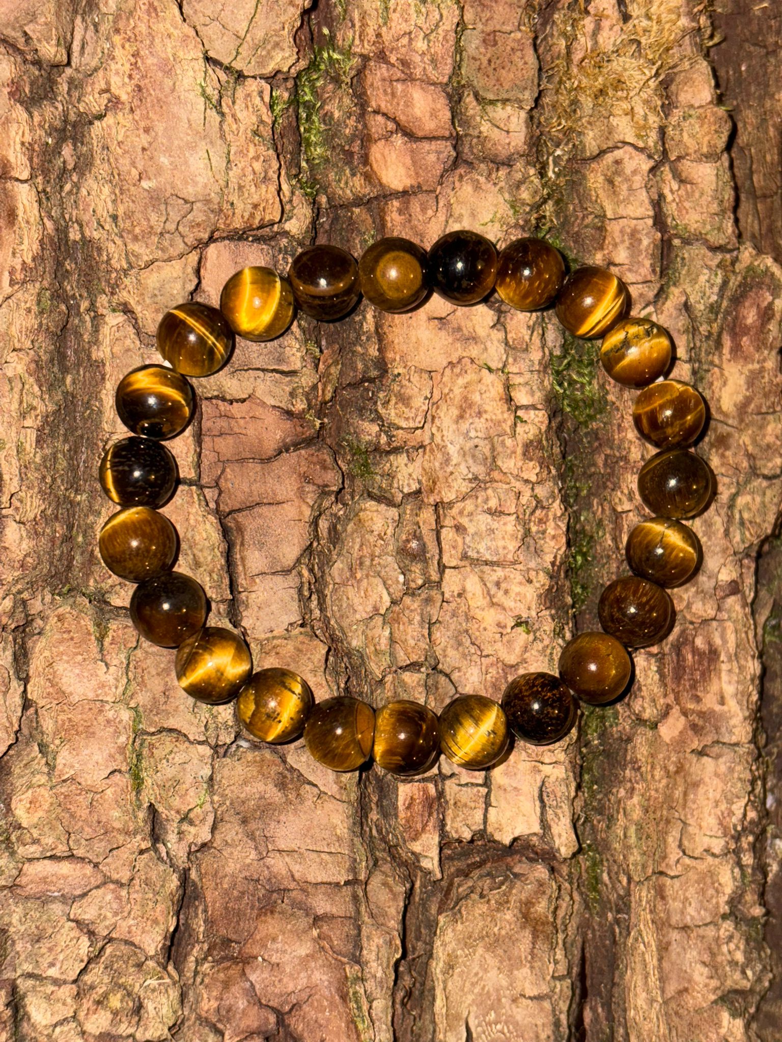 Bracelet boule œil de tigre