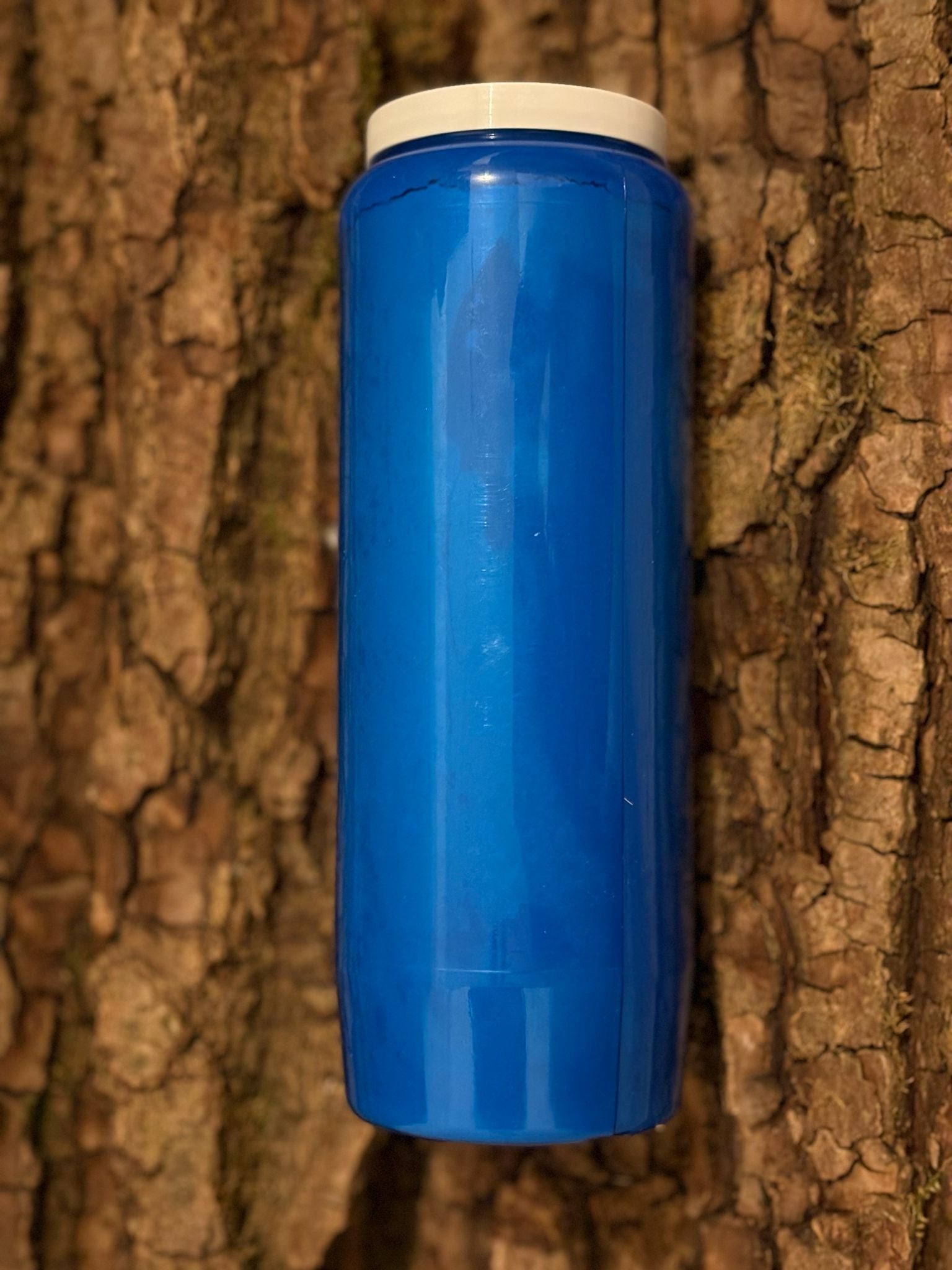 Bougie Neuvaine Bleu